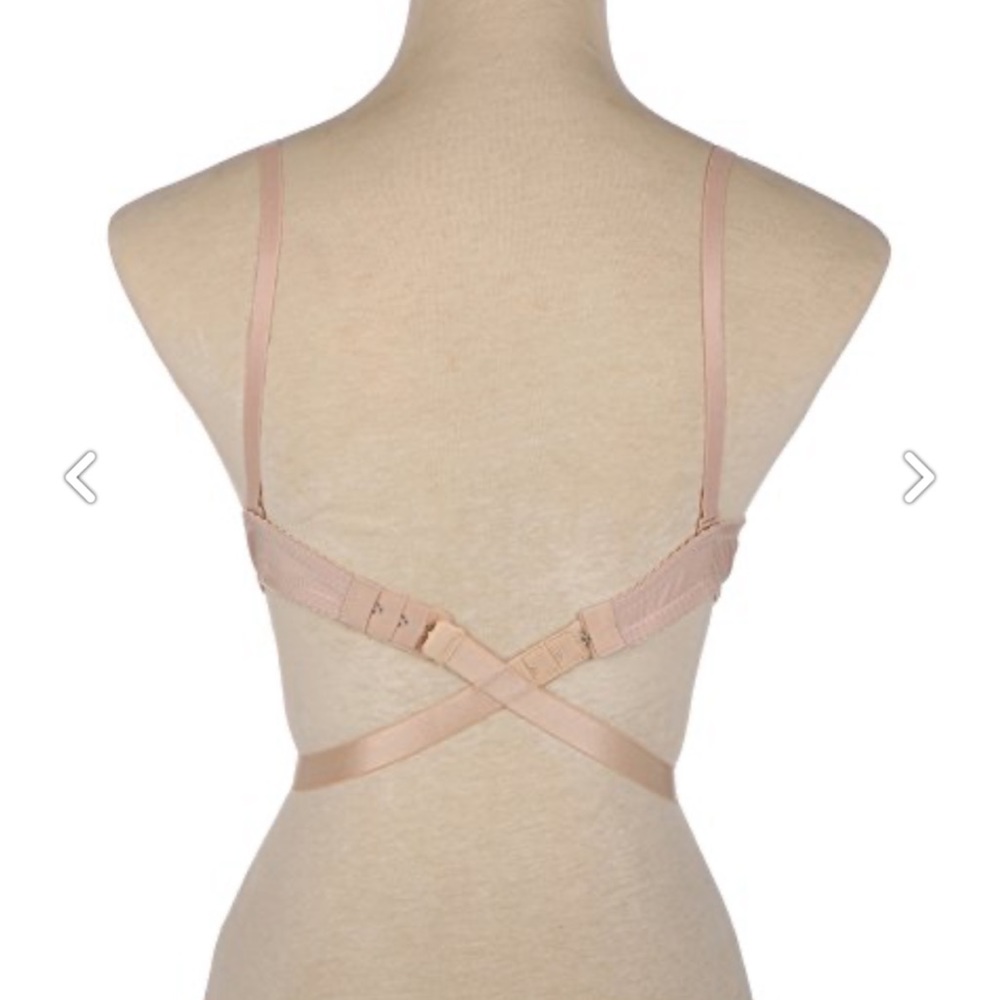 Adjustable Low Back Bra Strap Converter Extension for Bare-back Dress